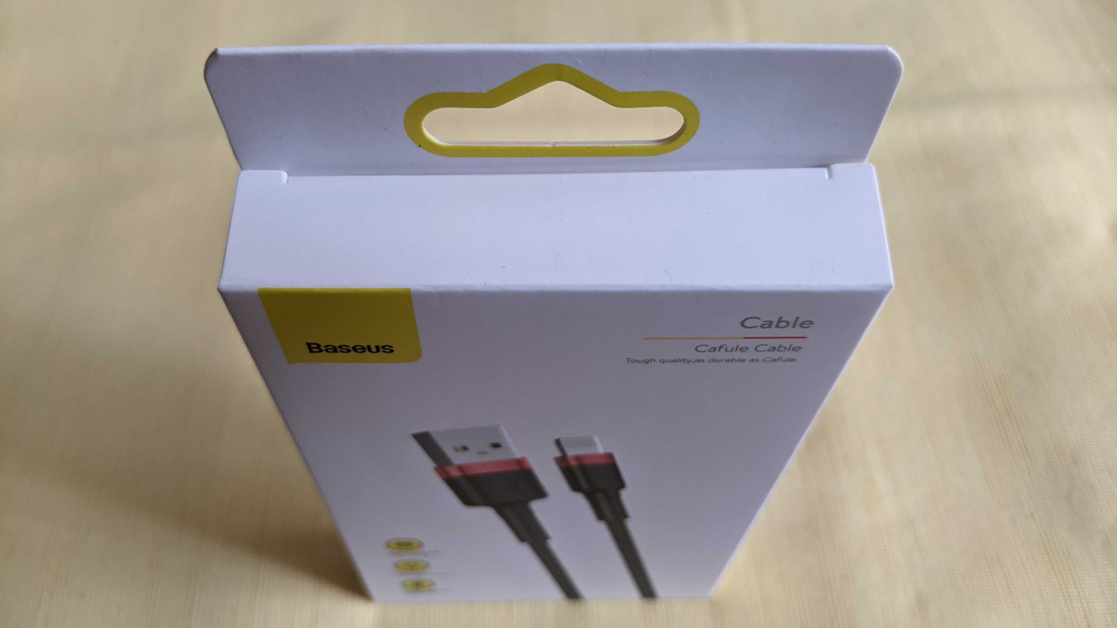 Kabel Baseus Cafule USB-A –> Lightning | 2.4A QC 3.0 1m | CALKLF-B19