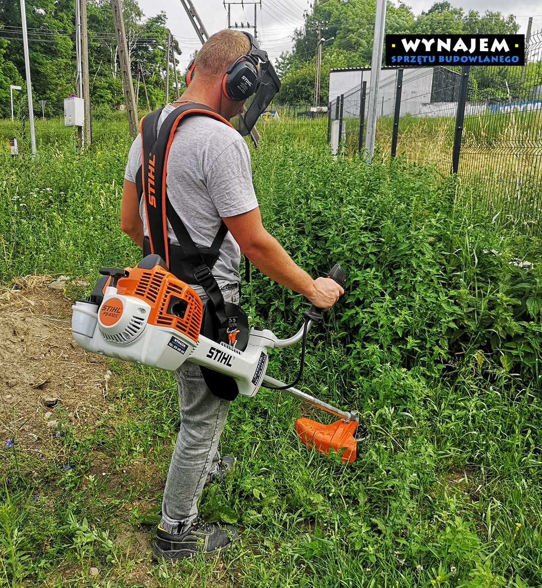 Kosa spalinowa podkaszarka wykaszarka Stihl Husqvarna Stiga Wynajem