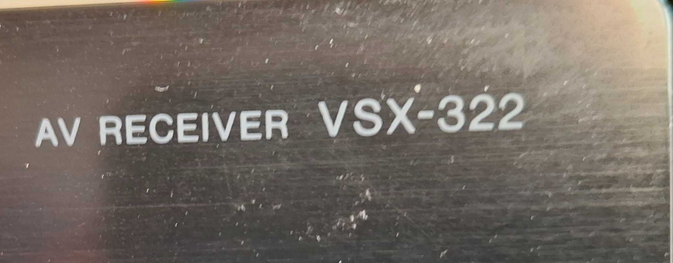 Amplituner Pioneer VSX-322 uszkodzony