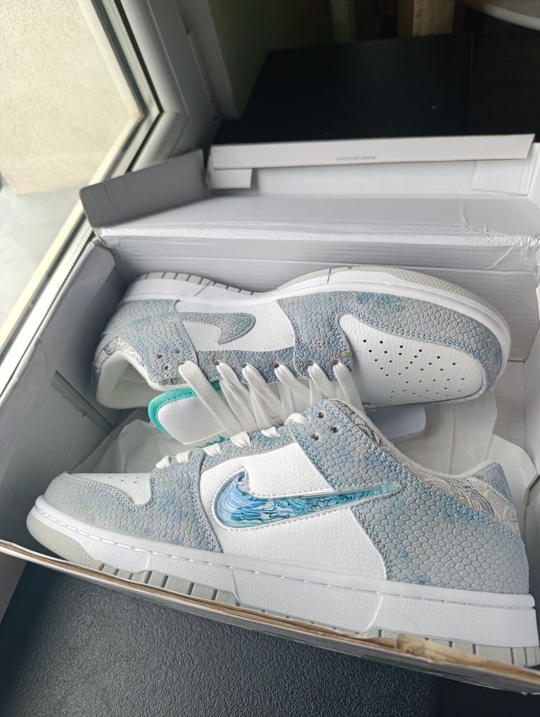 Buty nike dunk low sb z wodą wewnątrz swag drip drill y2k shoes