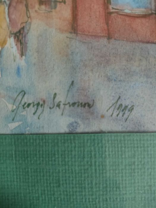 obraz Safronow akwarela Sacre Coeur