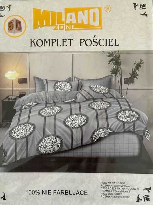 Pościel 160x200 4-części z prześcieradłem Dużo wzorów Bawełna