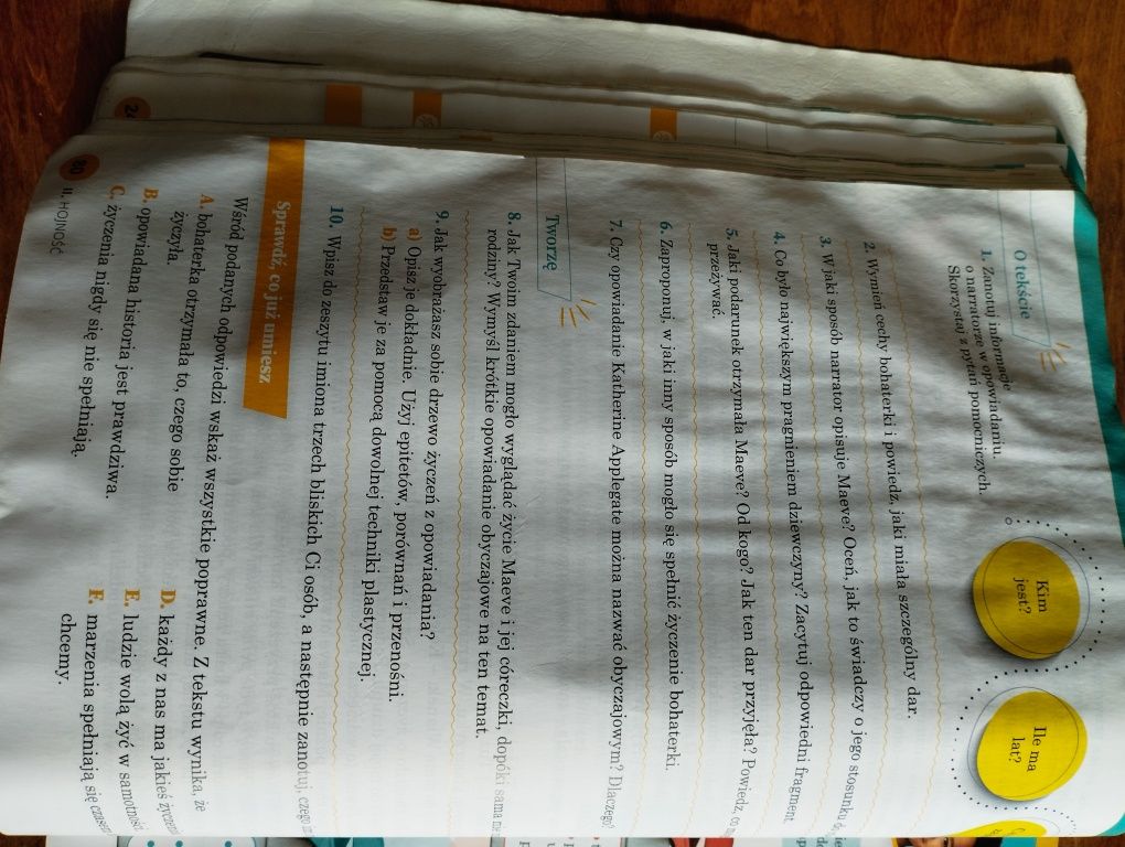 Podręcznik do j.polskiego, 2024. 5klasa