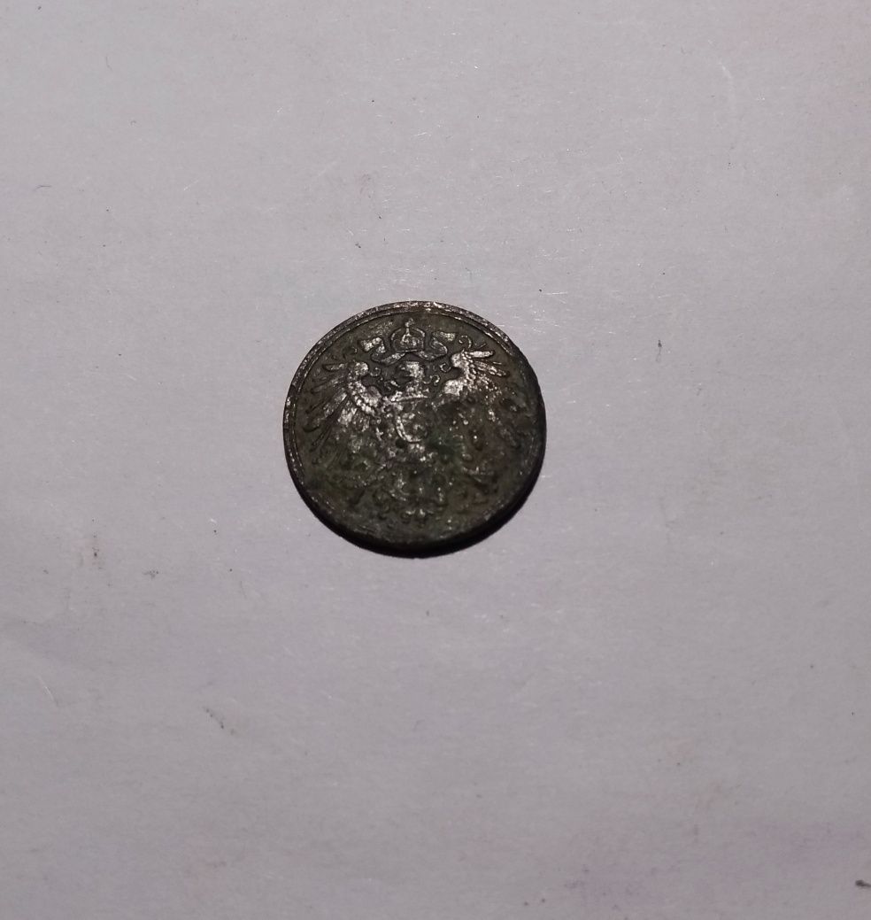 Moneta 1 pfenning 1908