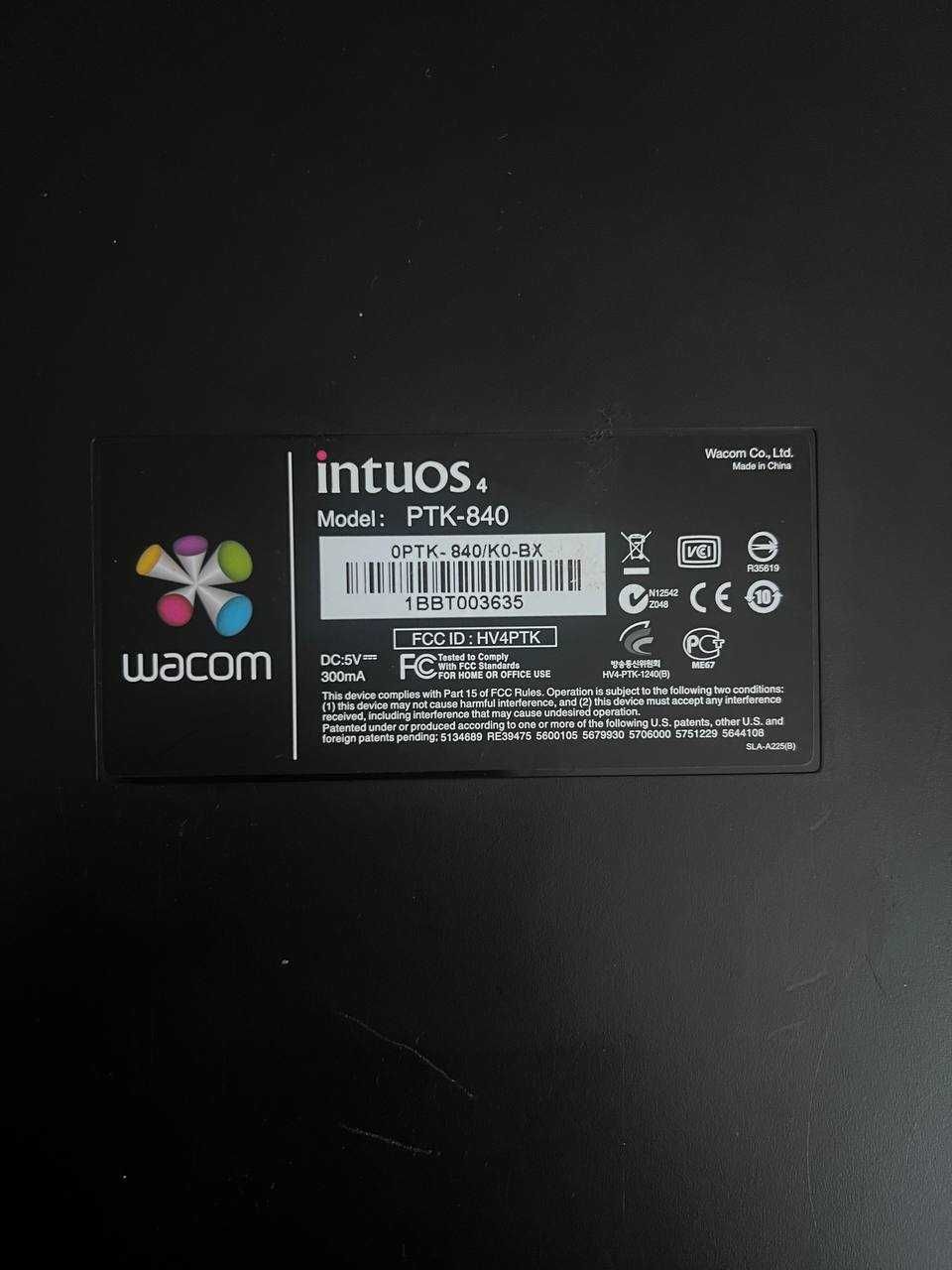 Графічний планшет Wacom Intuos 4 PTK-840