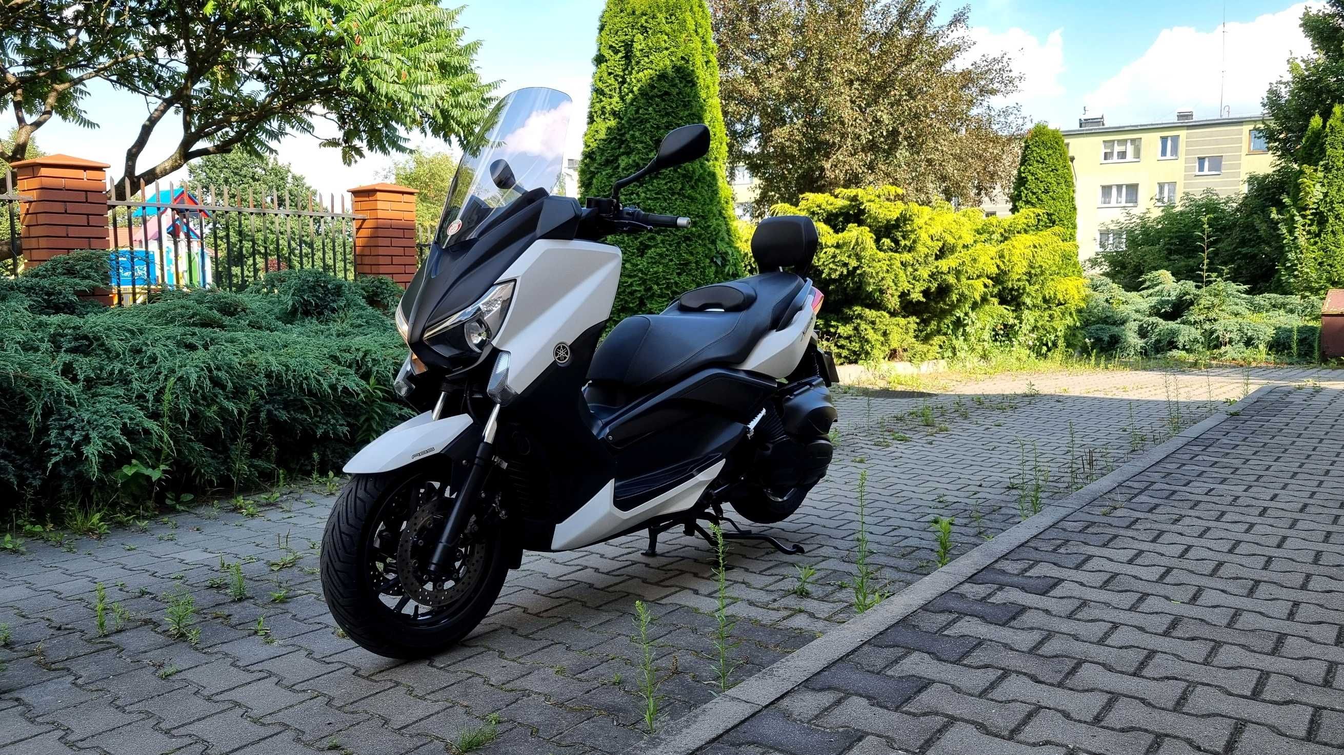 Yamaha X-max 400 xmax Akrapovic, grzane manetki, oparcie, LED, ABS,