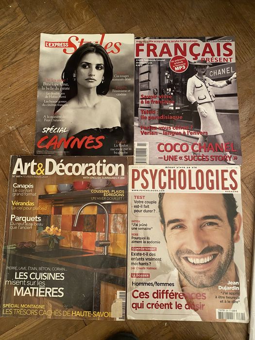 Magazyny do nauki francuskiego psychologies art decoration francais