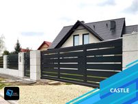 Ogrodzenie poziome z ALUMINIUM Polski producent Euro Fences - Castle