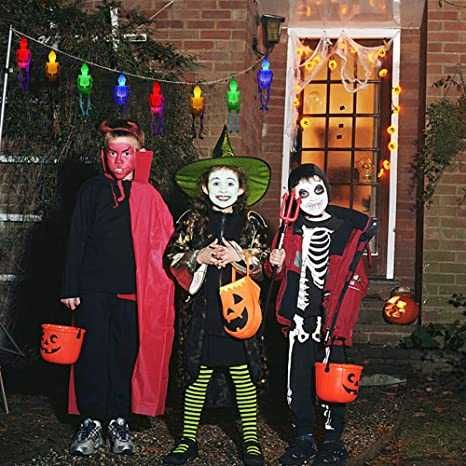 Dekoracje Halloween Szkielet Światła