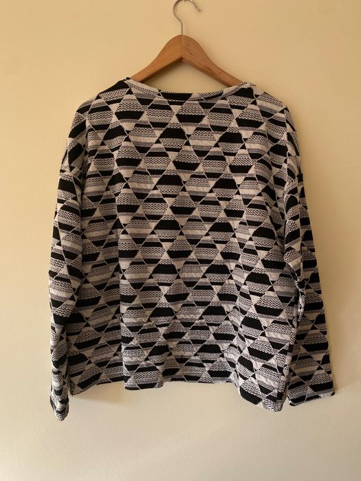 Camisola preta e branca H&M