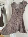 Vestido com padrao - Mango