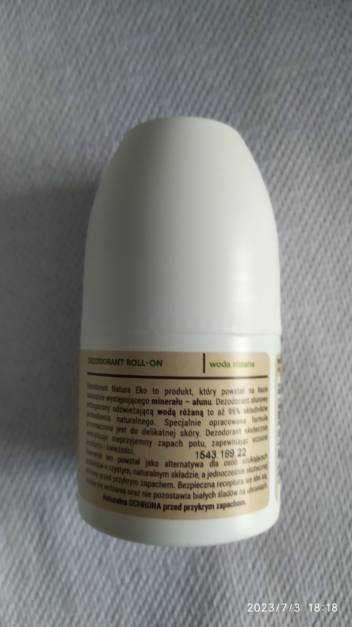 Dezodorant roll-on w kulce