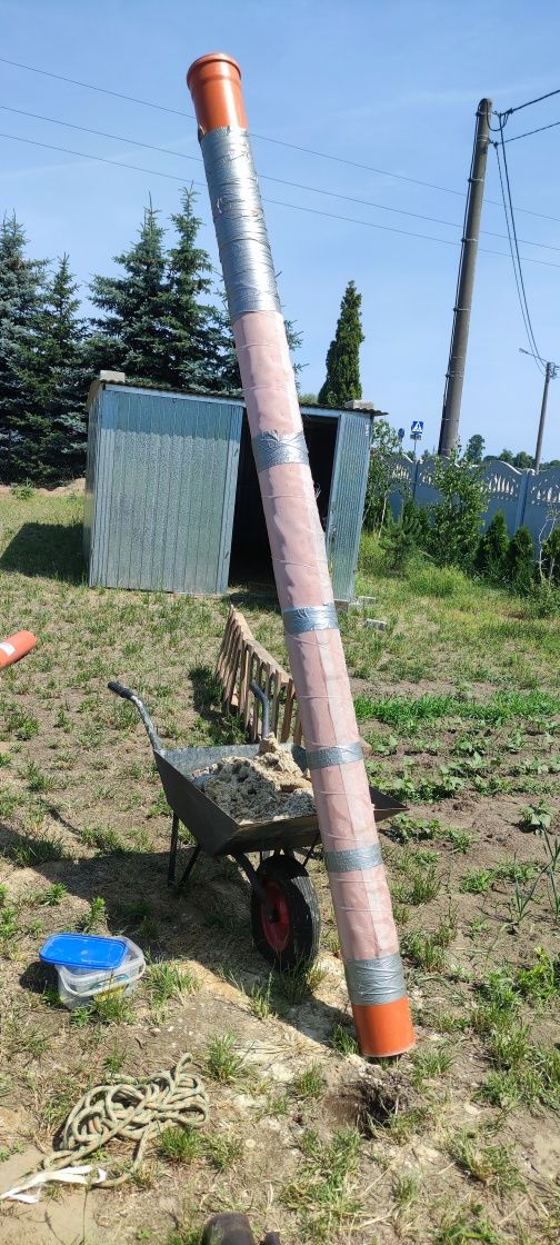 Wiertnica do kopania studni, duży zestaw, dwa wiertła, szlamówka, 10m
