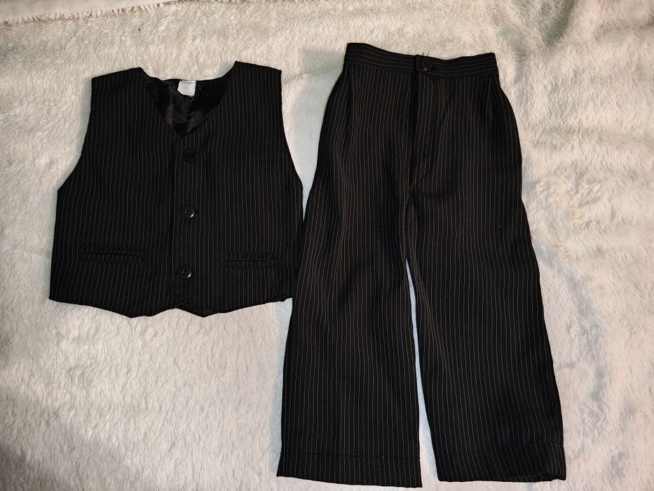 spodnie i kamizelka dla chłopczyka