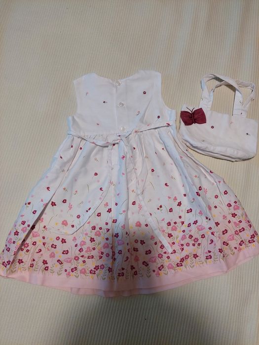 Sukienka rozm 92+ torebeczka,  na ślub, komunie, chrzciny