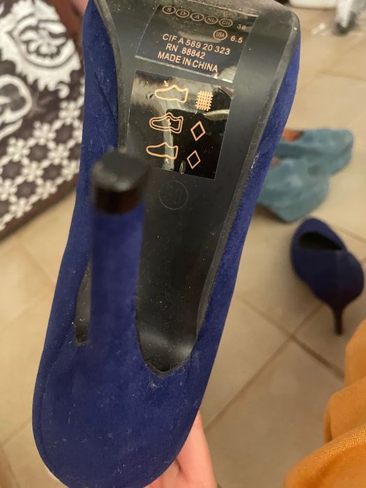 Sapatos salto alto n.38