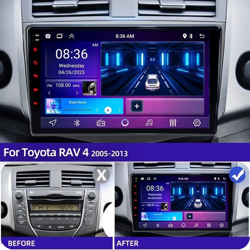 Radio Nawigacja TOYOTA RAV4 2006÷ 2013 ANDROID