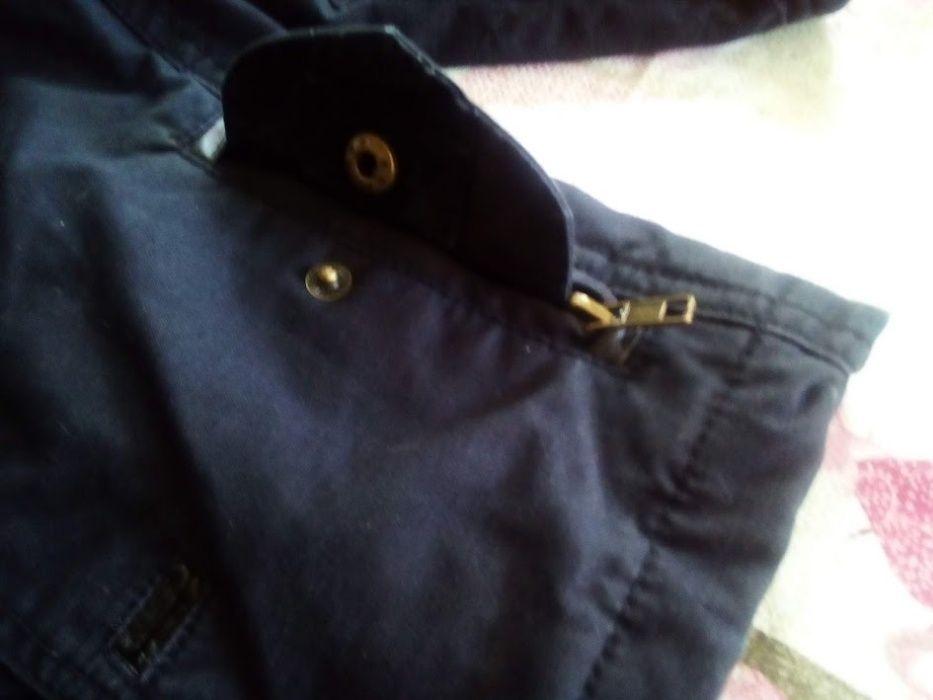 Blusão preto de criança em Polyester tam:18/24meses