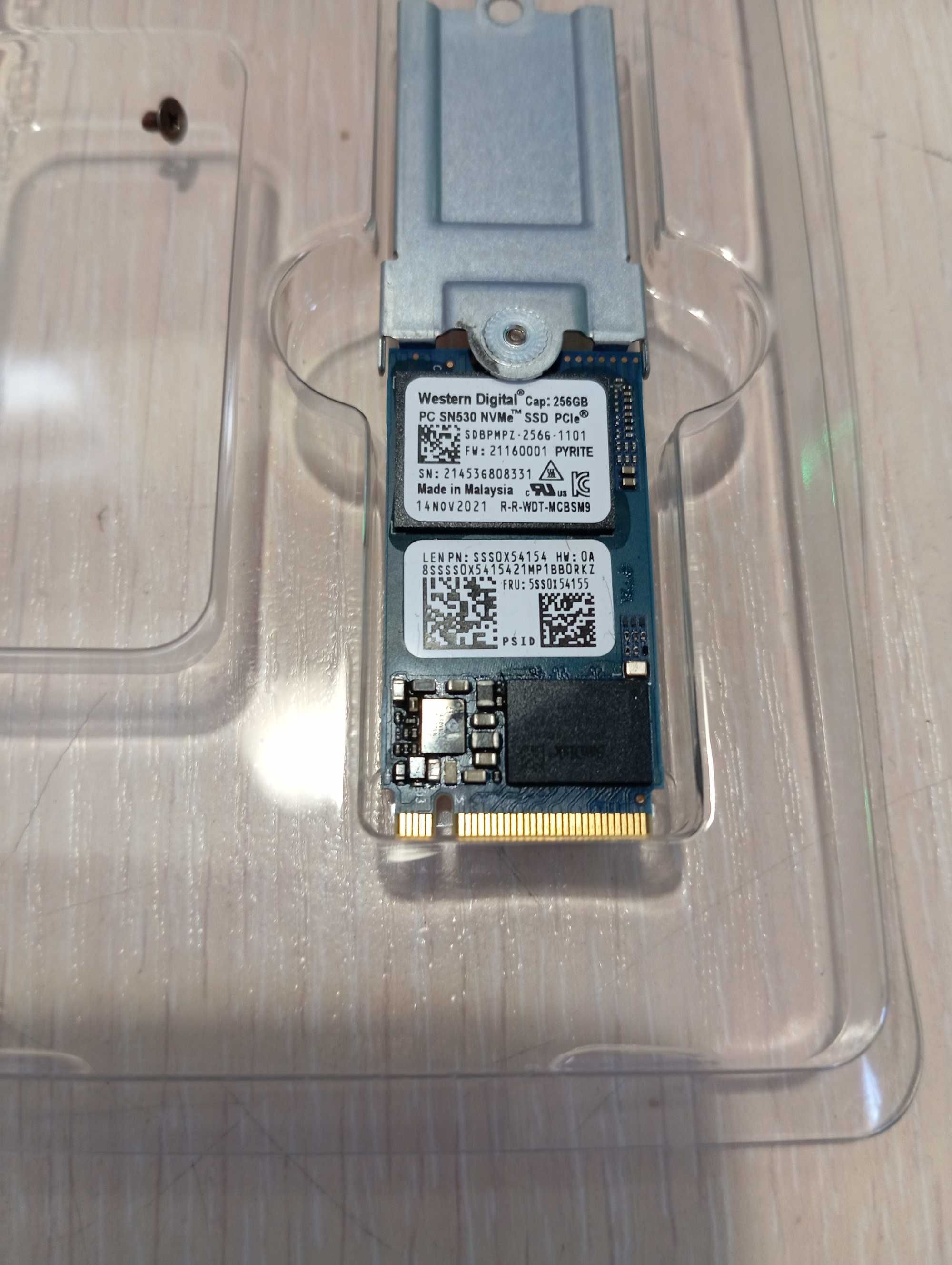 SSD диск Western Digital PC SN530 256Gb NVMe PCIe M.2 2242