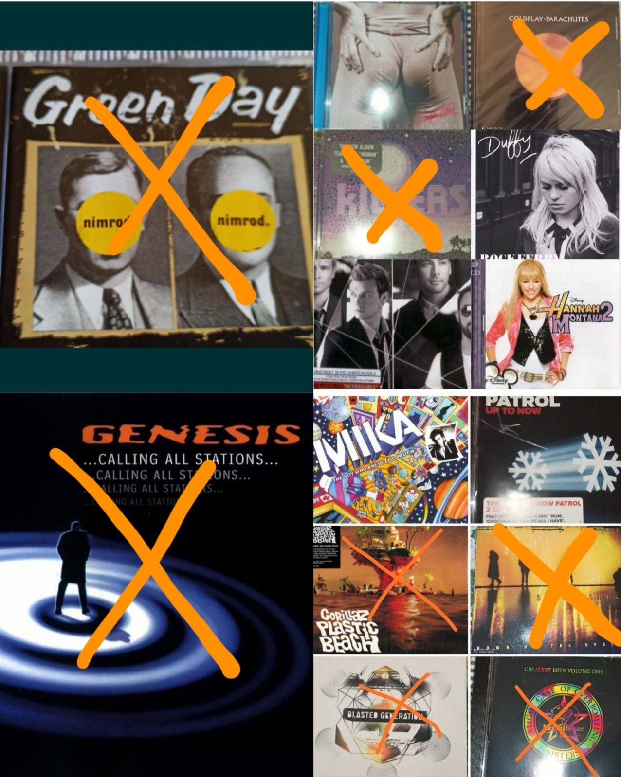 Vários cd's baratos Genesis entre outros