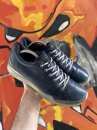 Ecco hydra max кроссовки полуботинки 43 размер кожаные синие оригинал