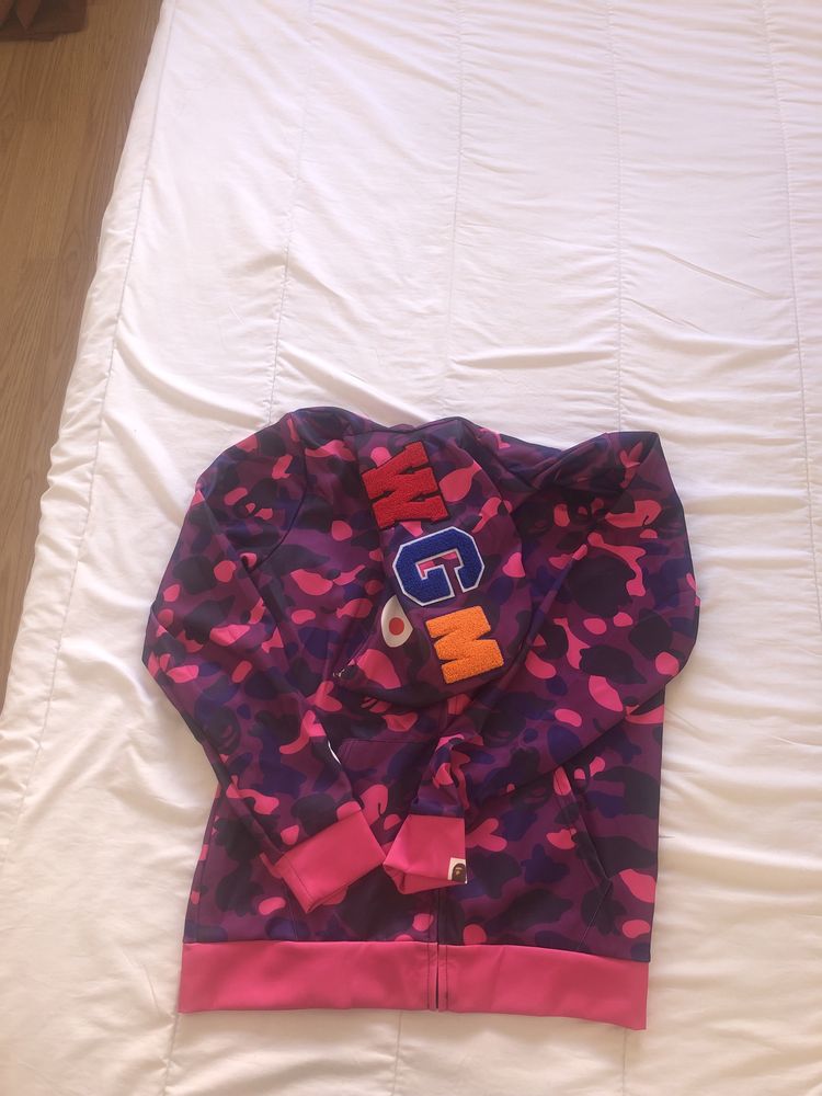 Casaco Bape Shark Roxo