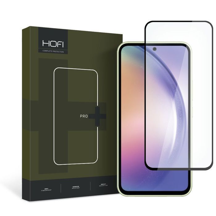 Szkło Hartowane Hofi Glass Pro+ Galaxy A54 5G Czarne z Twardością 9H