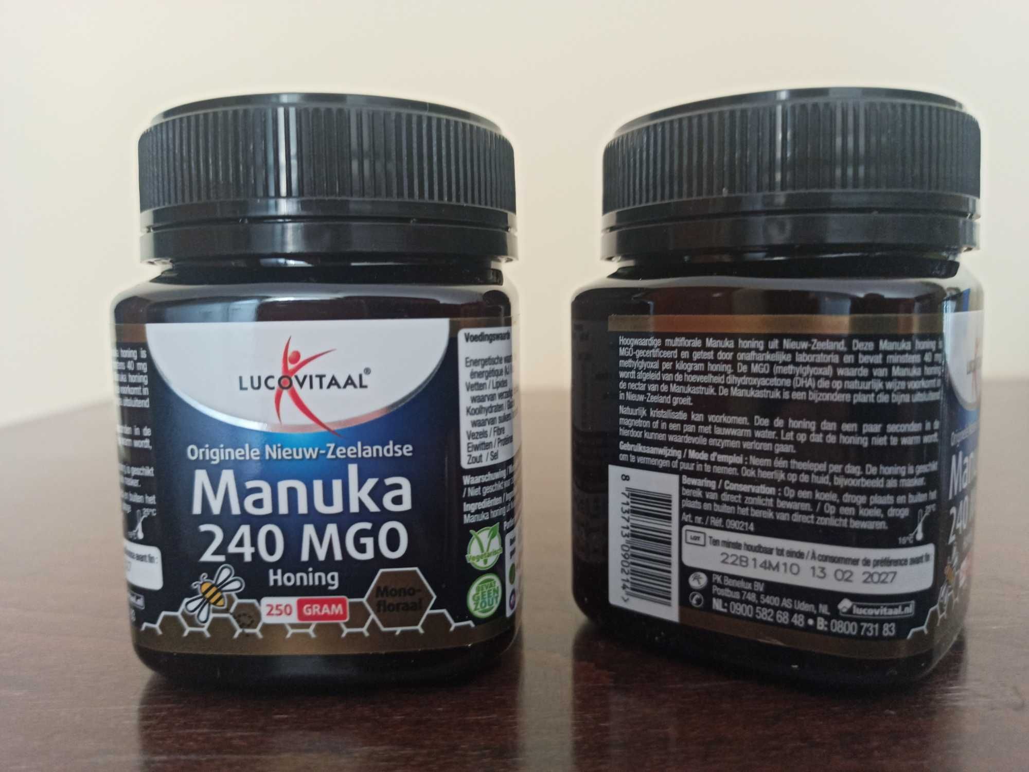 Lucovitaal Miód Manuka 240 MGO 250 gr