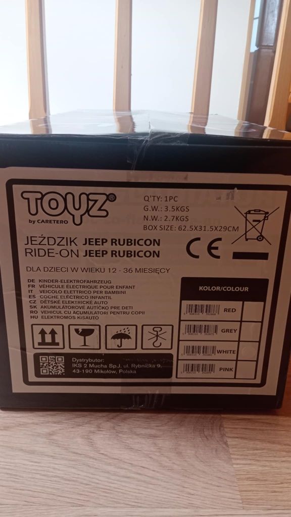 Jeździk Jeep samochodzik