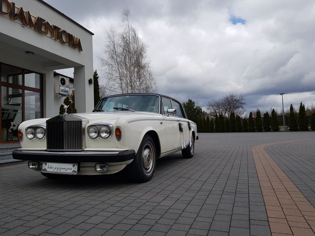 Auto do ślubu Rolls Royce