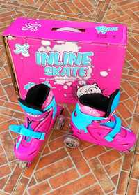 Patins em linha para menina