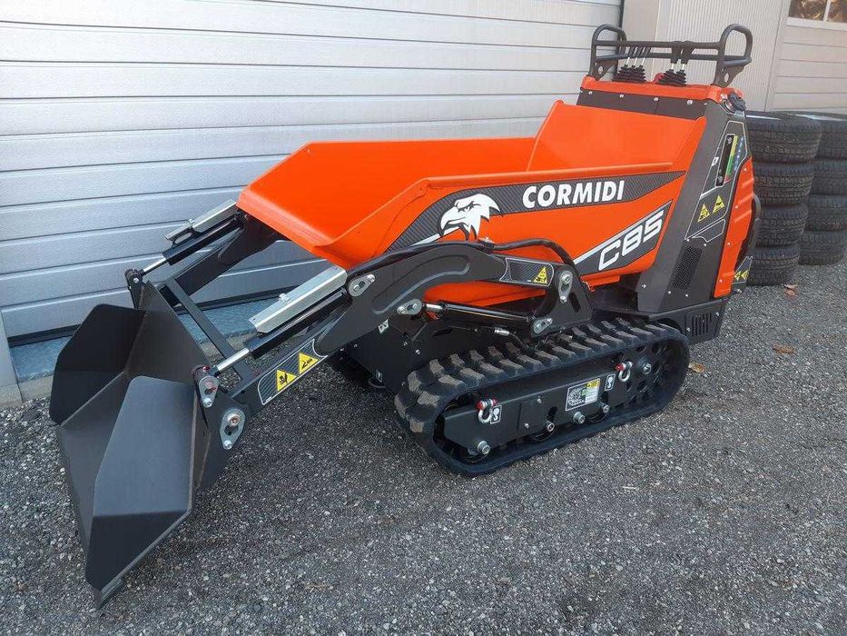 Wozidło Gąsienicowe samozaładowcze - taczka - Krata Niwelator Koparka