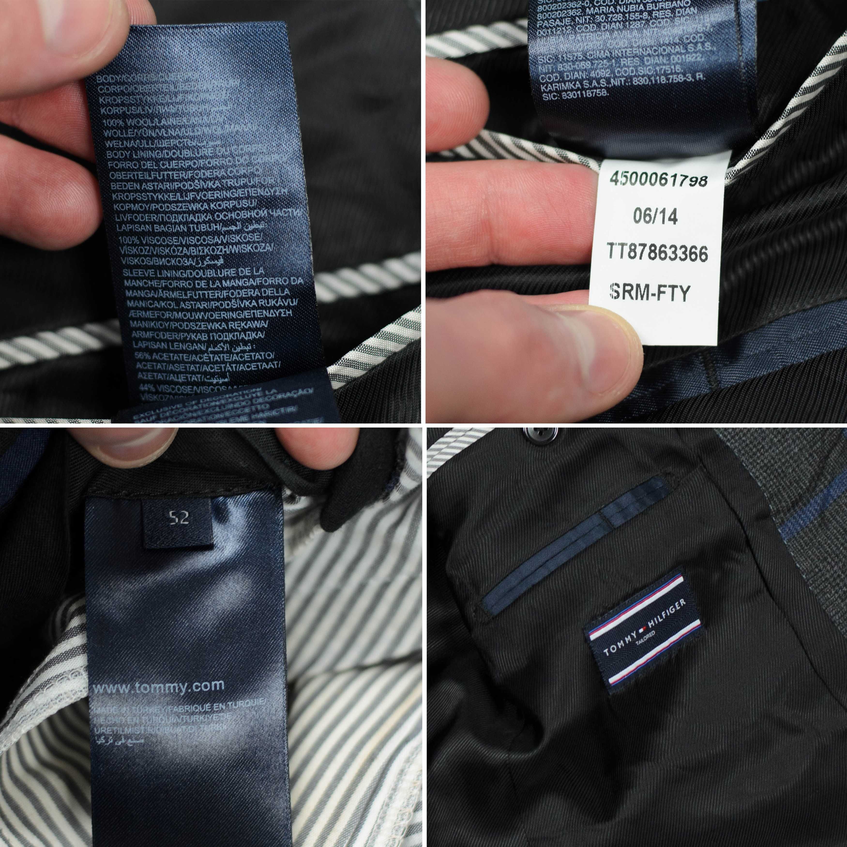 Шерстяной тонкий костюм Tommy Hilfiger Tailored 52 р. L