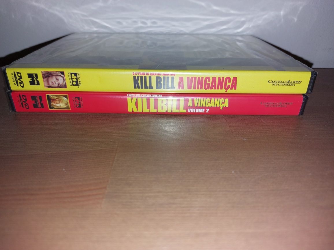 DVDs NOVOS e SELADOS - " Kill Bill a Vingança - 1 & 2 " Tarantino