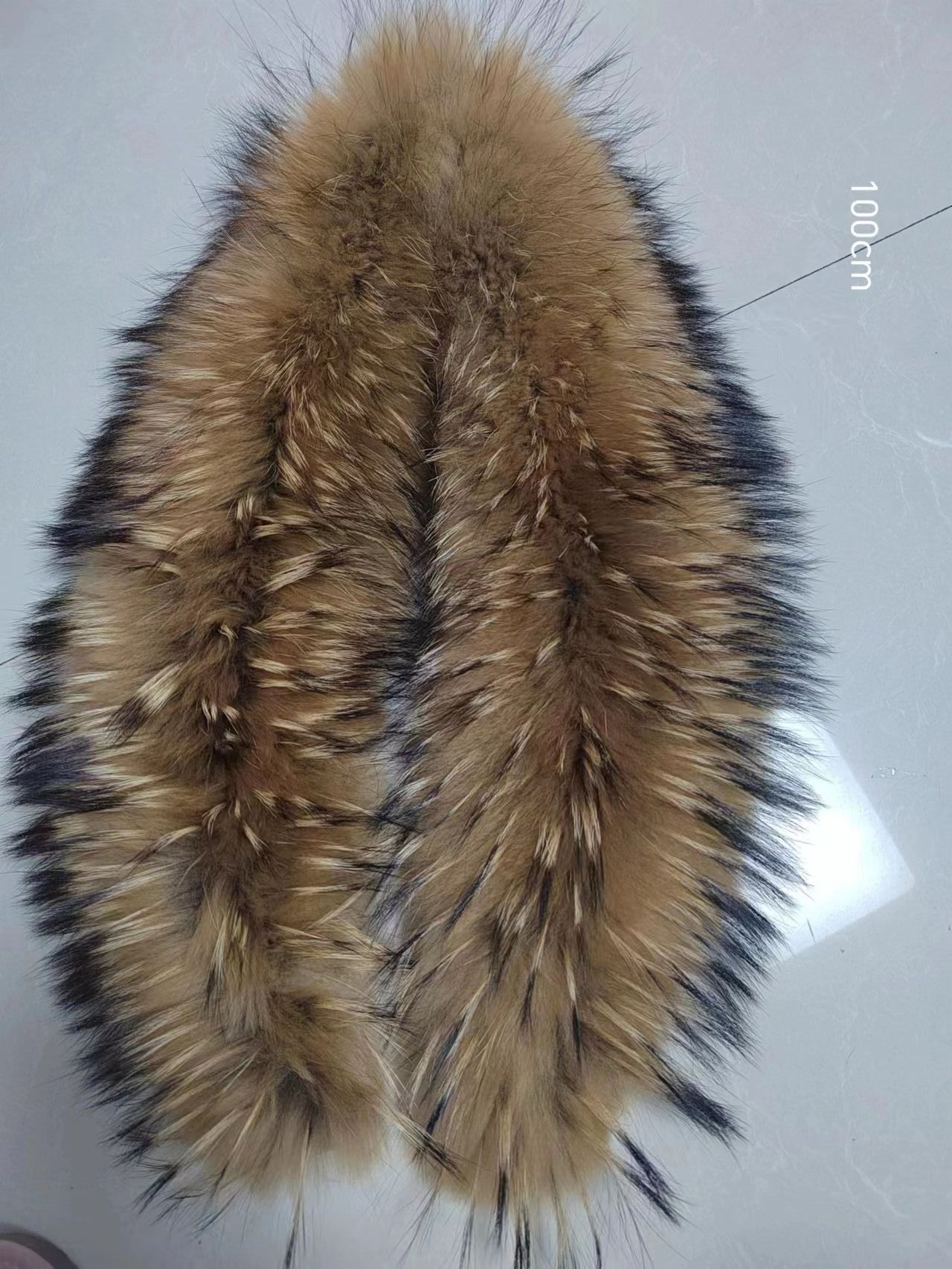 Kołnierze futrzane naturalne z jenota do płaszcza kurtki ramoneski