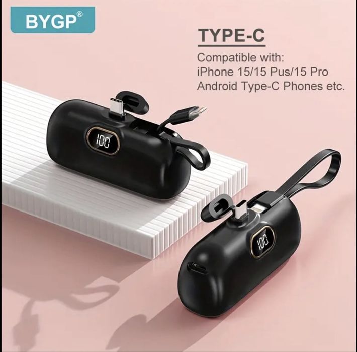 Міні Портативний Павербанк для Iphone / Android 5000 mAh Powerbank