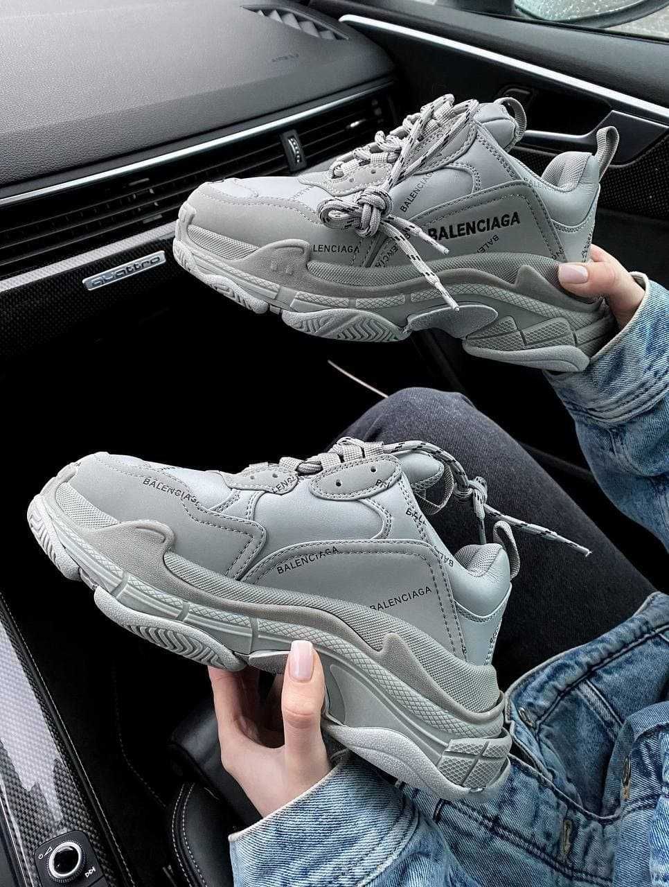 Balenciaga Tripl S Logo Grey