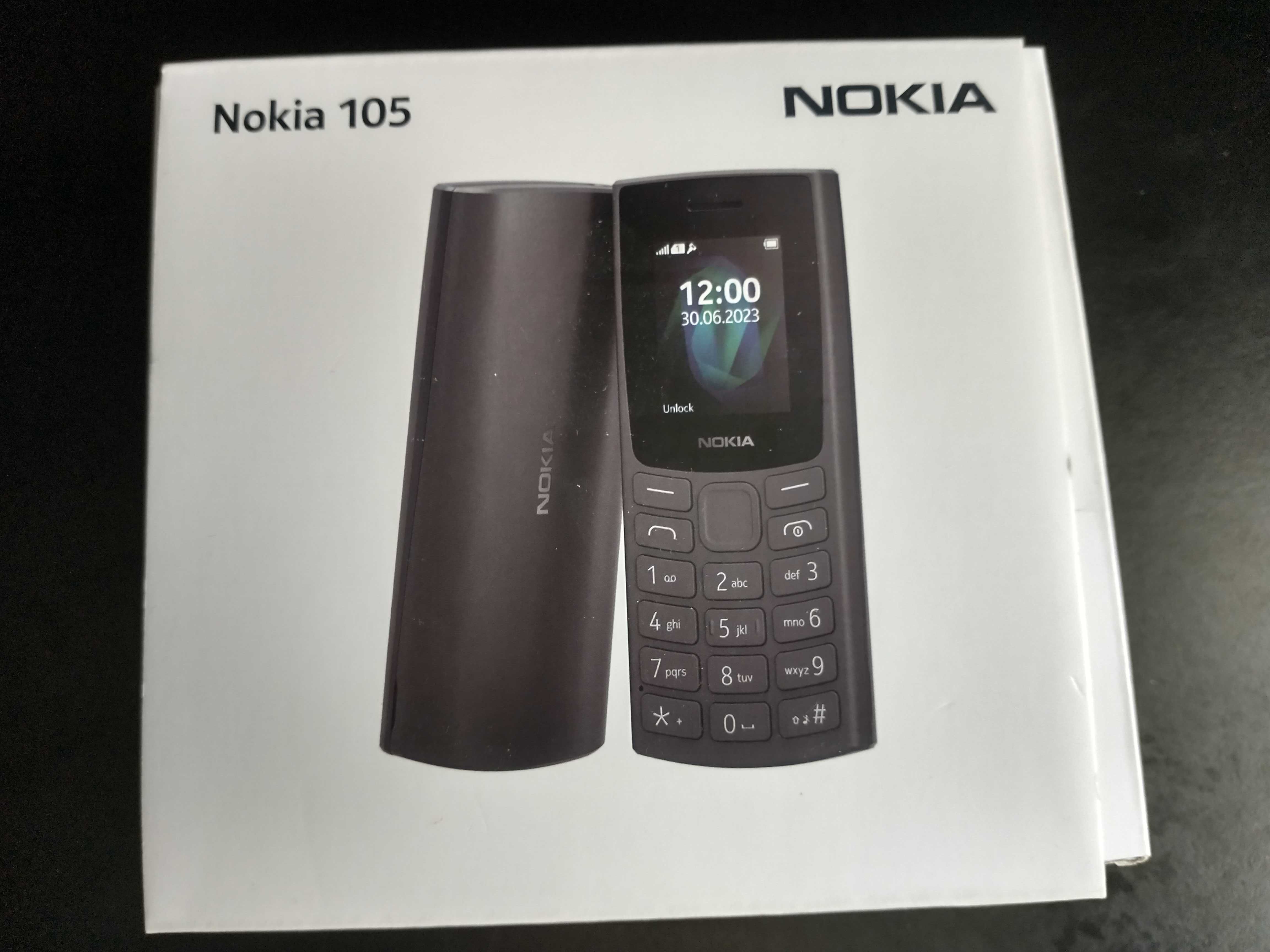 Nokia 105 bordowa dla seniora wersja 2017