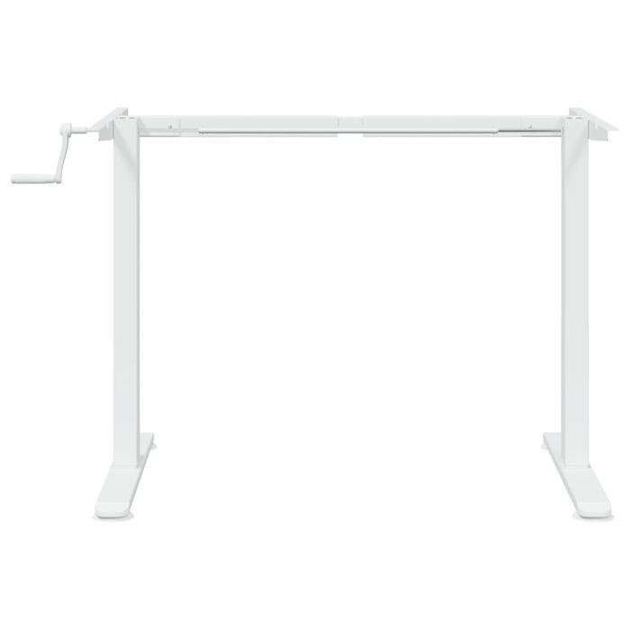 Vidaxl Rama Biurka Do Pracy Na Stojąco, Biała, (94-135)X60X(70-114) Cm