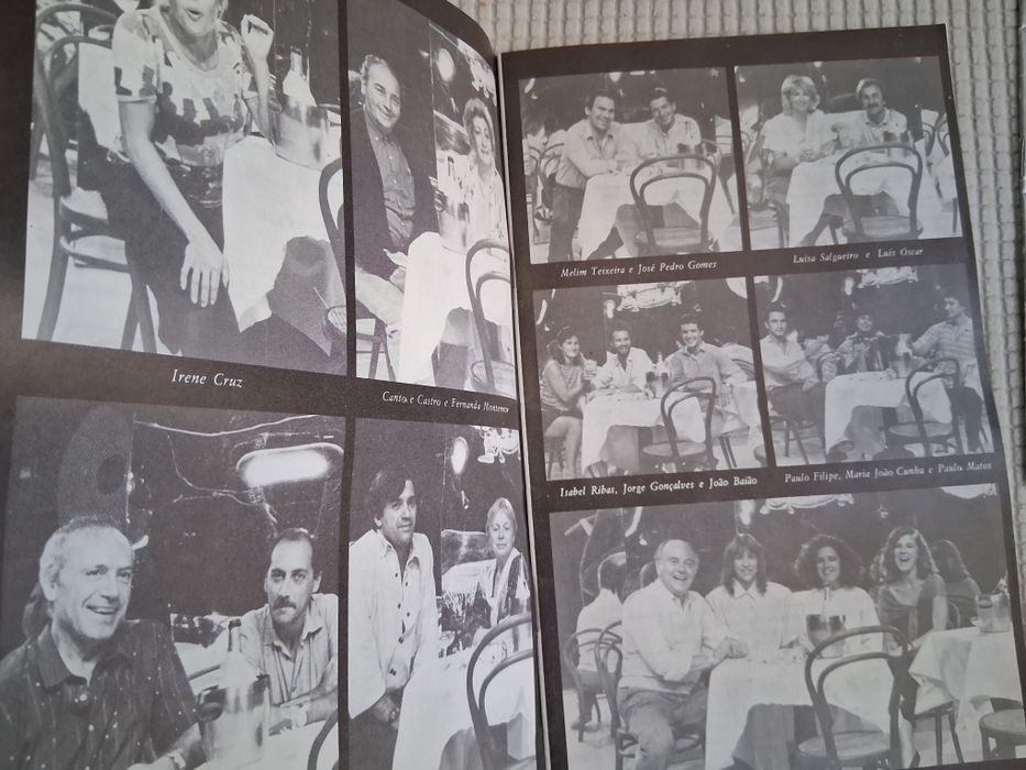 Programa antigo de teatro  A dama do Maxim's