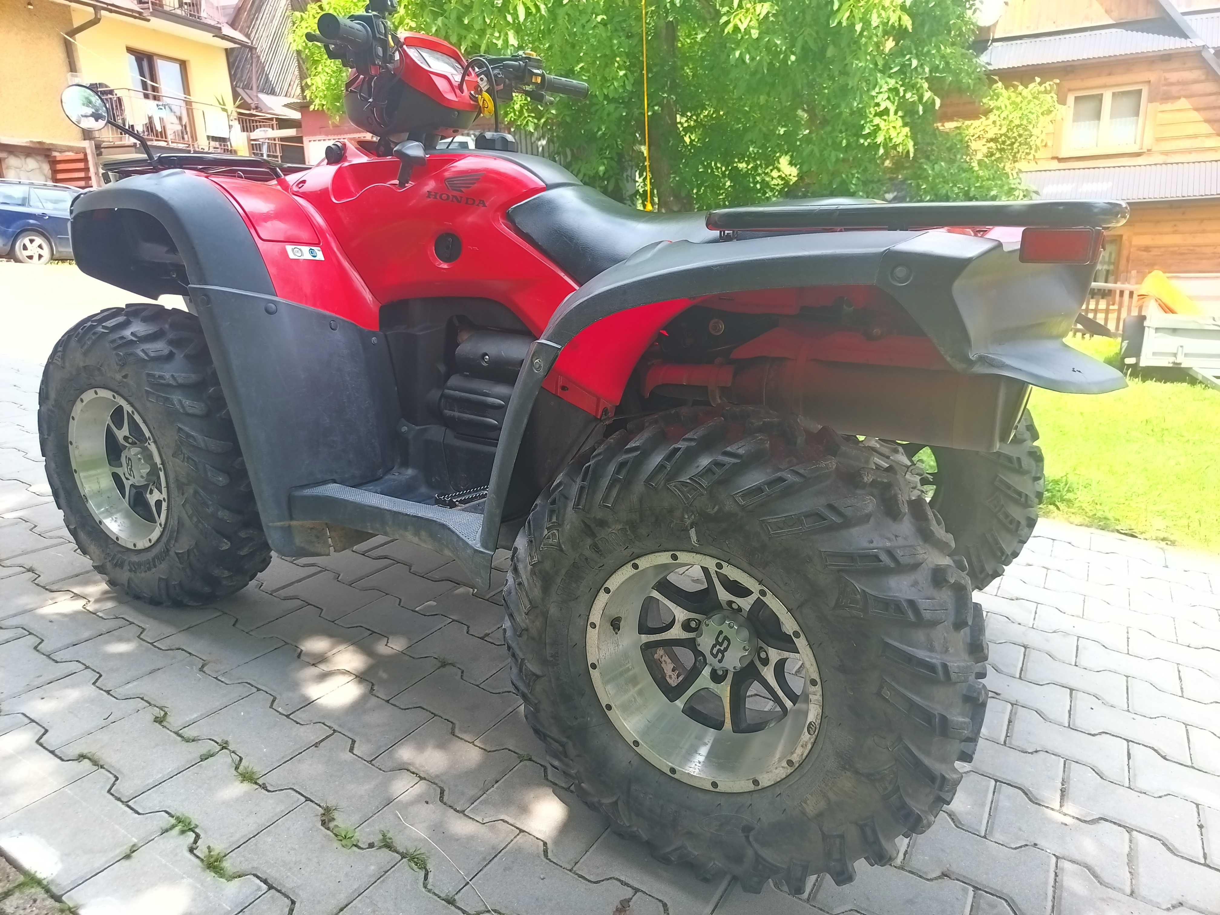 Quad Honda TRX 500 - napęd 4x4 lub 4x2.