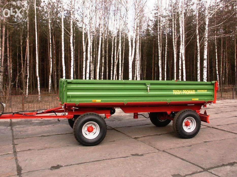 Przyczepa dwuosiowa PRONAR T653/1 5 t /8,2 m³ full opcja
