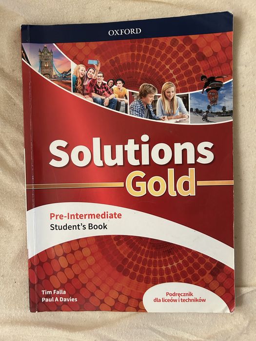 Solutions Gold Pre-intermediate podręcznik do języka angielskiego