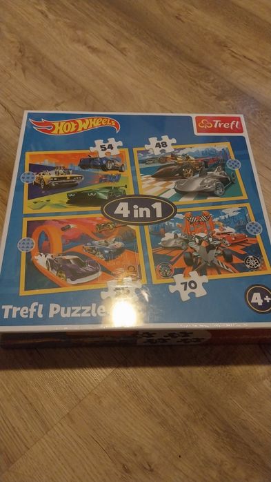 Puzzle hot wheels nowe zafoliowane