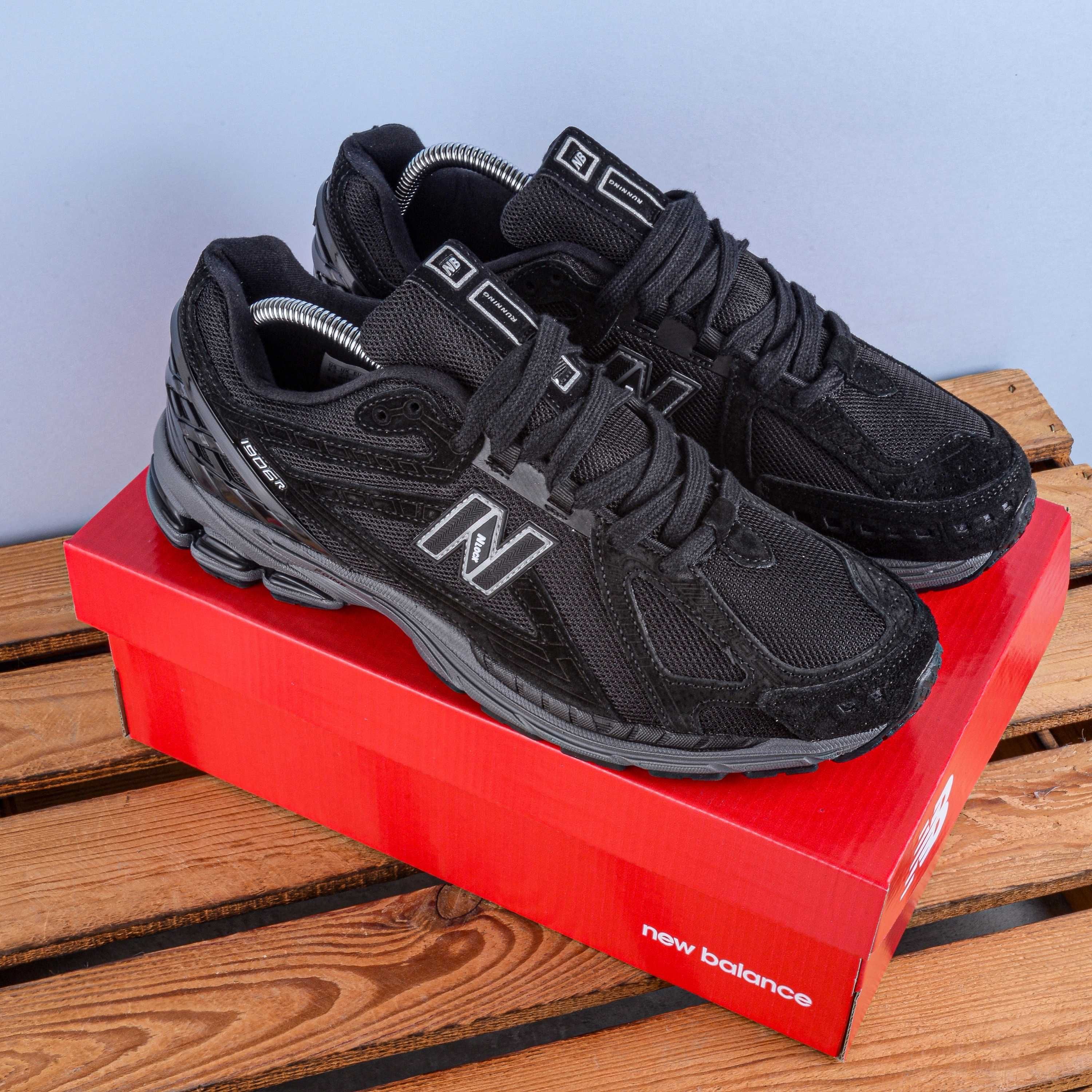 (1922) Чоловічі Кросівки New Balance 1906R чорні (41-46) нб ню беленс