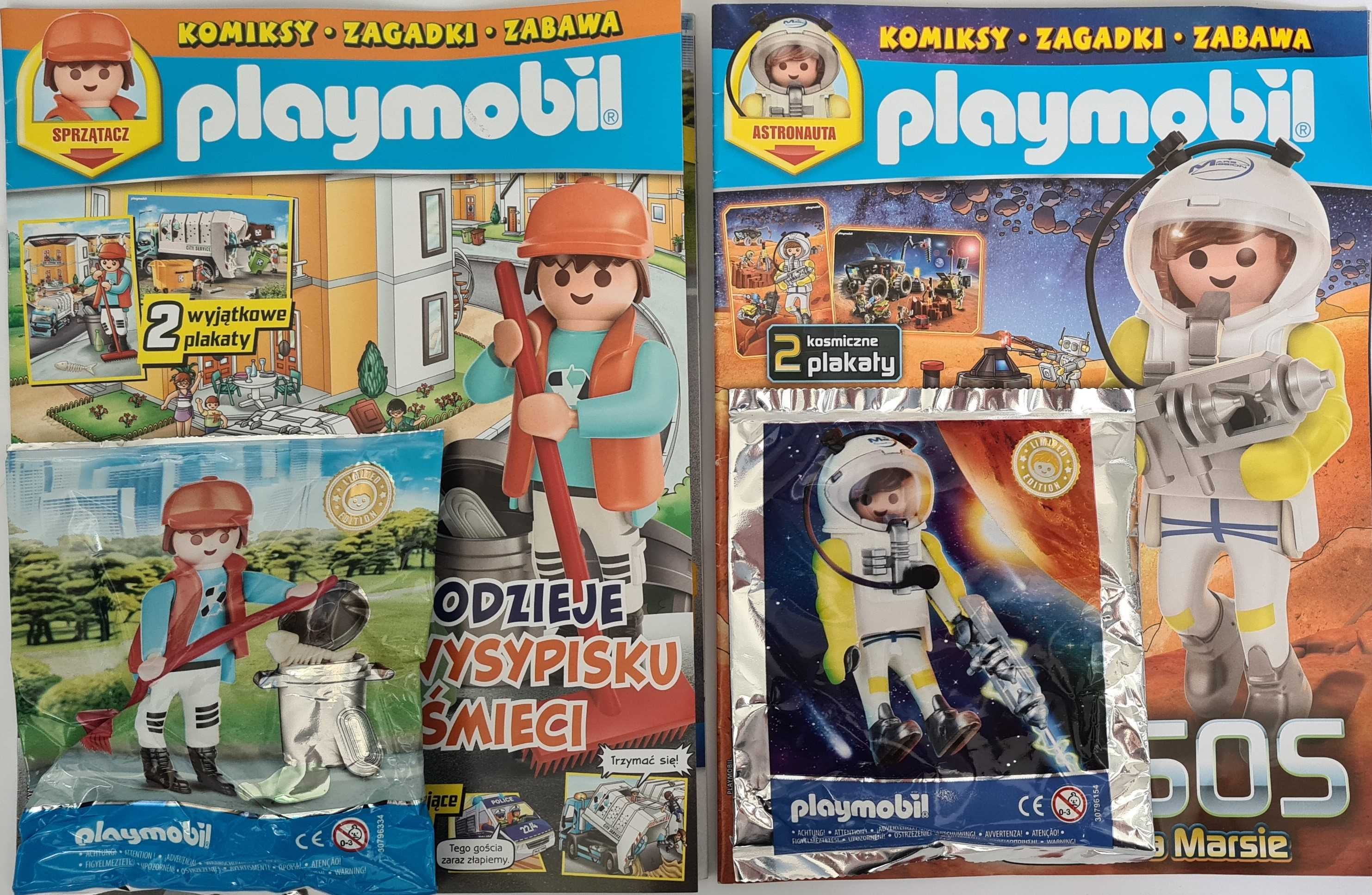 Magazyn PLAYMOBIL Policjant nurek  Wydanie specjalne 1