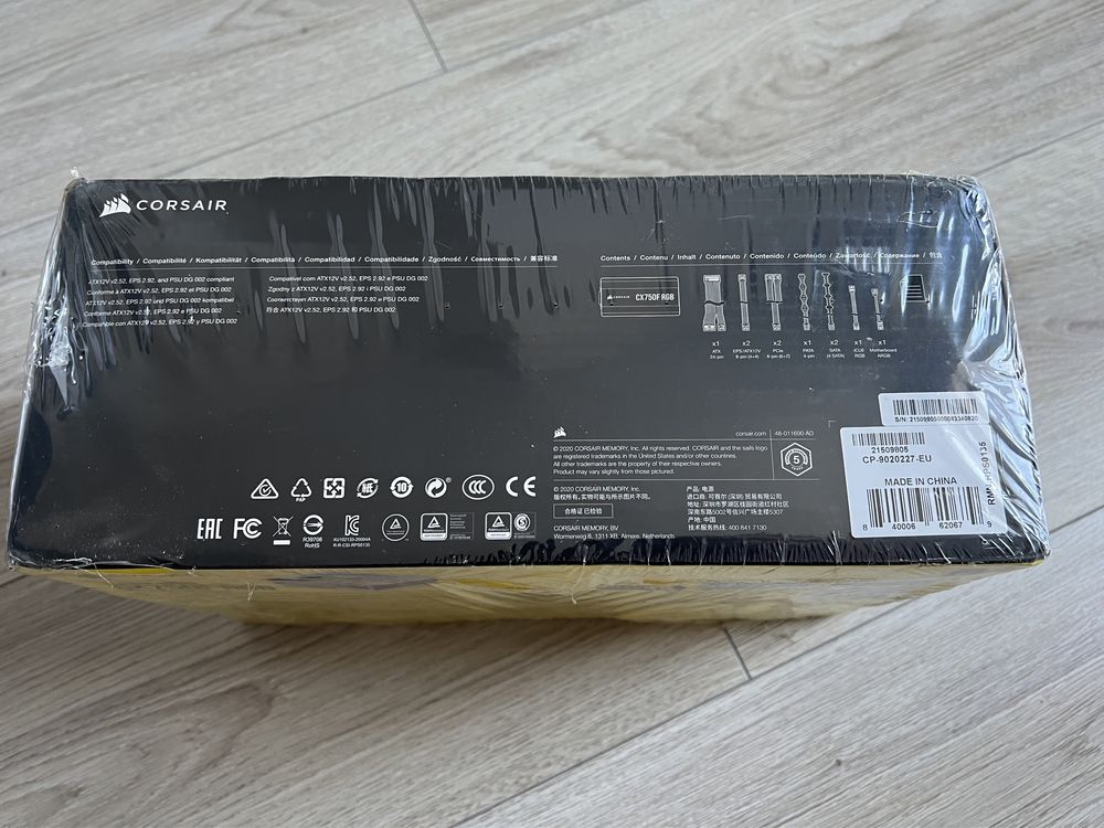 Блок живлення Corsair CX750F RGB WHITE