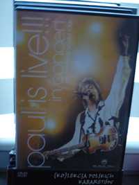 Paul is live !!! Paul McCartney , DVD.