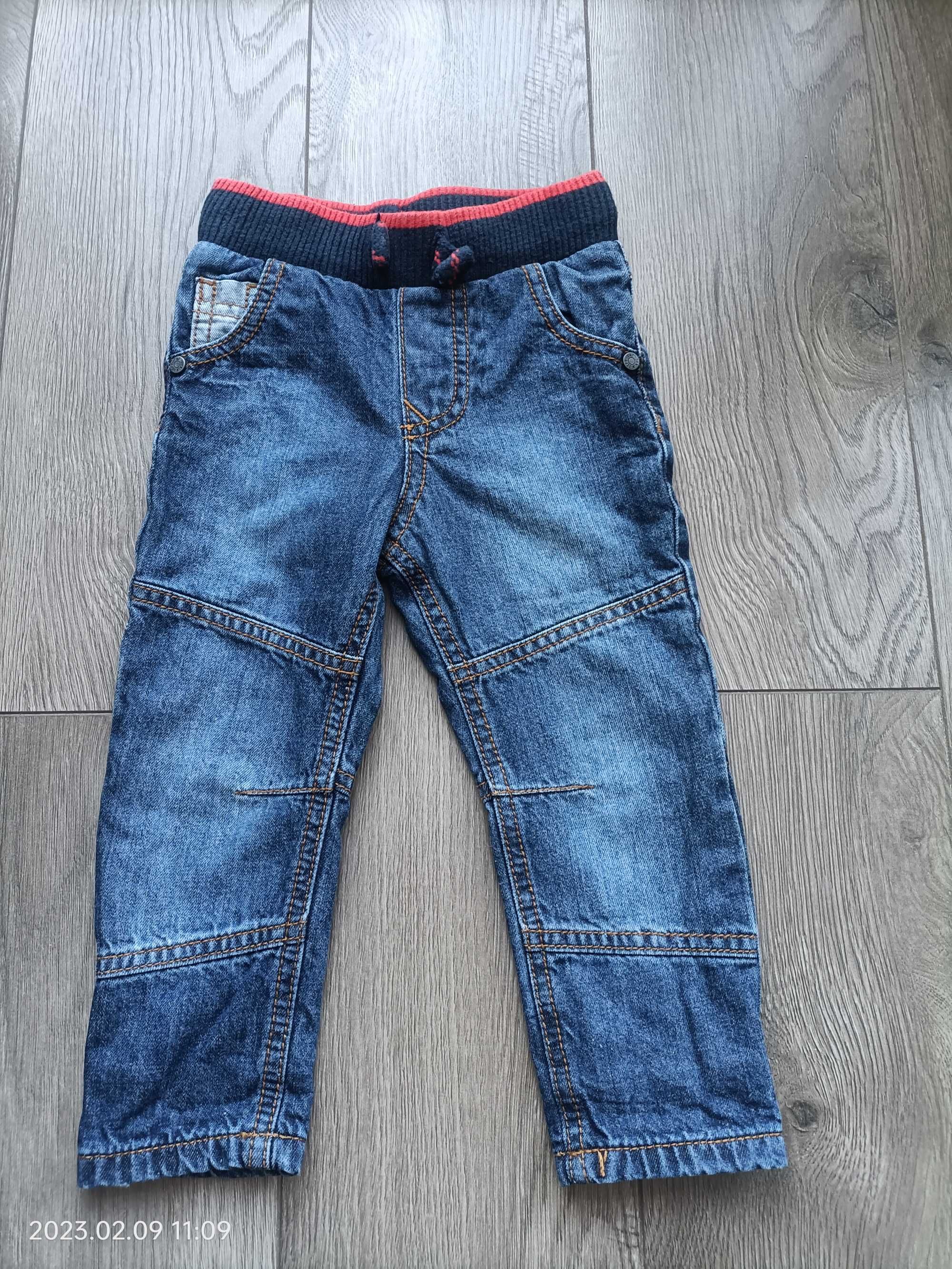 Spodnie jeansowe F&F rozm. 12-18M