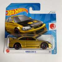 Машинка Базова Hot Wheels Honda Civic Si J-Imports HTC41 Gold Хонда